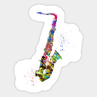 Saxophone Sticker